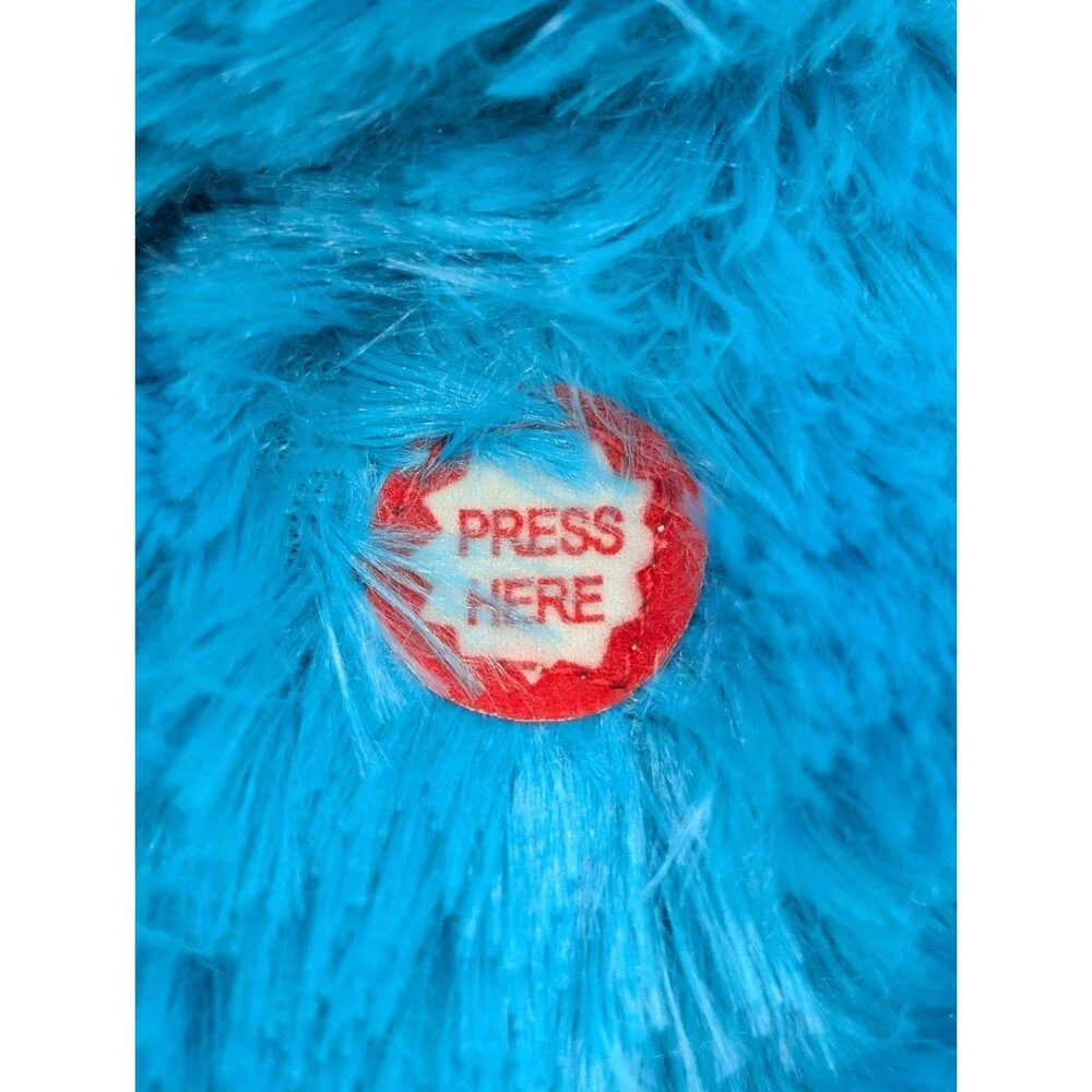 Top Pets Grippies Blue Monkey Plush 24” Large Stuffed Animal Toy Soft Furry Big